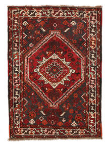 Shiraz Rug Rug 79X110 Black/Dark Red (Wool, Persia/Iran)