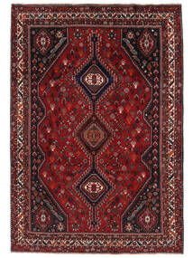  Qashqai Rug 209X300 Authentic Oriental Handknotted Black/Dark Red (Wool, )