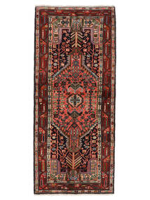  Oriental Asadabad Rug Rug 84X192 Runner
 Black/Dark Red (Wool, Persia/Iran)