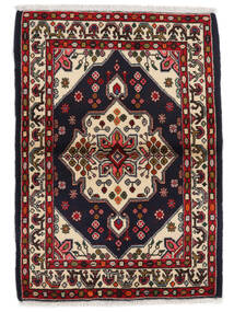  68X96 Asadabad Rug Rug Black/Dark Red Persia/Iran 