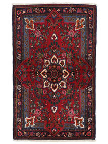  Persian Mehraban Rug 70X113 Black/Dark Red (Wool, Persia/Iran)