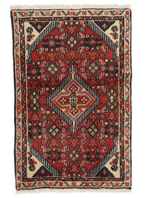  Asadabad Rug 55X83 Persian Wool Rug Black/Dark Red Small Rug 