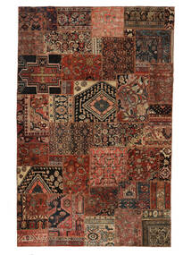  Persian Patchwork Rug Rug 196X303 Brown/Black (Wool, Persia/Iran)