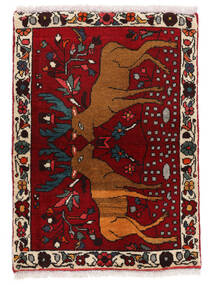  Oriental Asadabad Rug 56X93 Black/Dark Red (Wool, Persia/Iran)