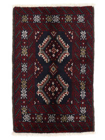 Baluch Rug Rug 62X95 Black/Brown (Wool, Persia/Iran)