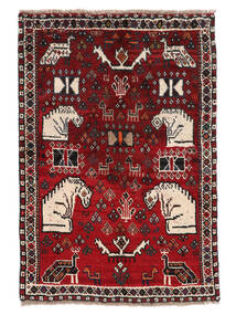 Authentic
 Rug Qashqai Rug 78X110 Black/Dark Red (Wool, Persia/Iran)