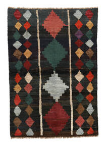  Moroccan Berber - Afghanistan 86X125 Wool Rug Black/Dark Red Small Rug 