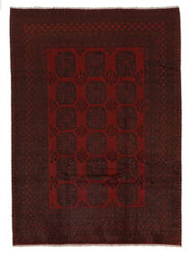  Oriental Afghan Fine Rug Rug 209X288 Black (Wool, Afghanistan)