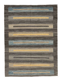  160X217 Striped Kilim Modern Rug Wool, 