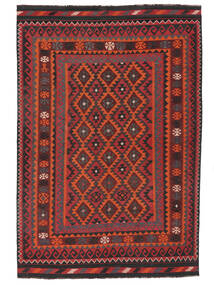  Oriental Kilim Maimane Rug Rug 218X322 Dark Red/Black (Wool, Afghanistan)