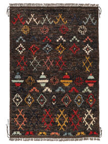  Moroccan Berber - Afghanistan 209X304 Wool Rug Black/Brown Rug 
