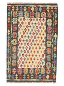 101X154 Kilim Afghan Old Style Rug Oriental Black/Brown (Wool, Afghanistan)