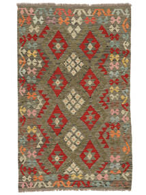  Oriental Kilim Afghan Old Style Rug 102X167 Brown/Dark Yellow (Wool, Afghanistan)