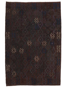  Oriental Kilim Afghan Old Style Rug Rug 206X307 Black (Wool, Afghanistan)