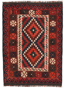 Kilim Maimane Rug 82X123 Black/Dark Red (Wool, Afghanistan)