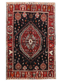  Oriental Qashqai Fine Rug Rug 157X249 Black/Dark Red (Wool, Persia/Iran)