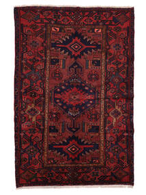  Oriental Zanjan Rug 131X200 Black/Dark Red (Wool, Persia/Iran)