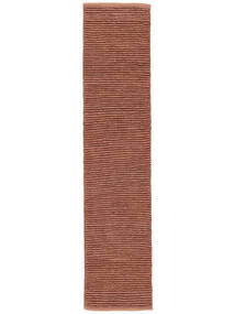  80X350 Jute Ribbed Copper Red Runner Rug
 Small 