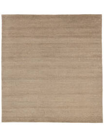 Autumn Harvest 250X250 Large Light Brown Square Wool Rug 