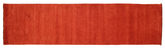 Handloom fringes - Rust red / Red