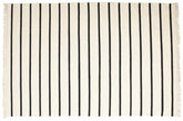Dhurrie Stripe - White / Black