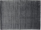 Bamboo silk Loom Rug - Charcoal grey
