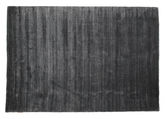 Bamboo silk Loom Rug - Charcoal grey