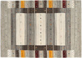 Loribaf Loom Designer Rug - Grey / Multicolor