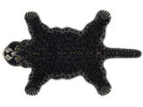 Leopard Rug - Black