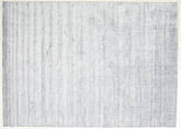 Bamboo silk Loom Rug - Light grey