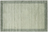 Handloom Frame Rug - Grey / Green